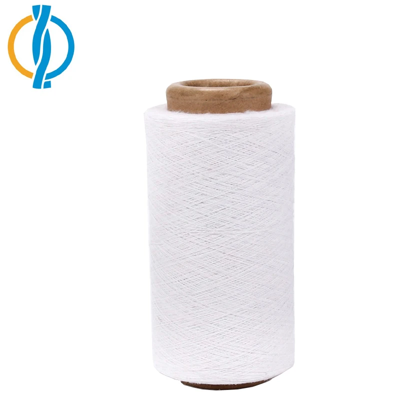 Ne 20/1 Regenerated Cotton Yarn open end white color for Socks