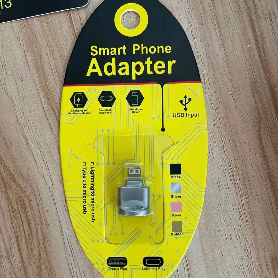 2022 Amazon EBay best sell key ring otg card reader,	 light to otg card reader,type usb3.1 otg smart card reader