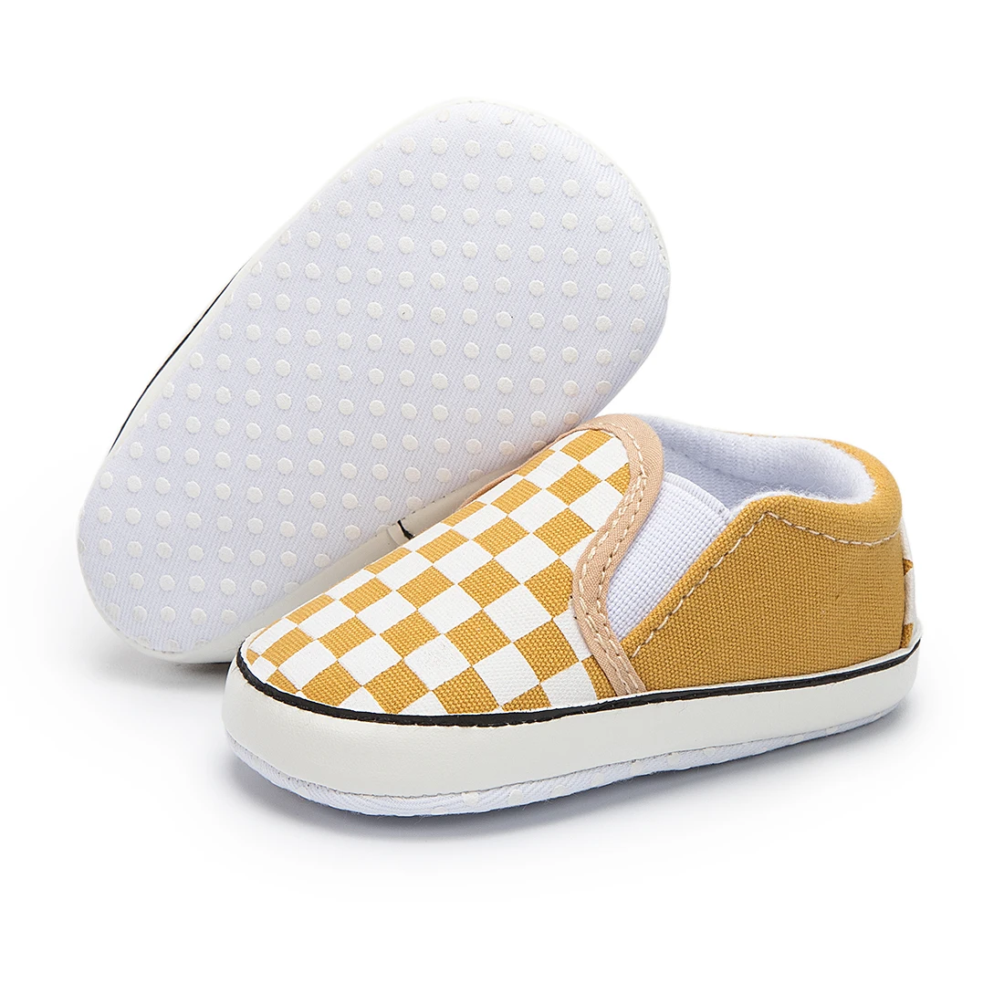 Stock Clearance High Quality Outdoor Baby Shoes Canvas All Season Shoes Flannel Breathable Organic Rubber Soft Sole Baby Sneaker