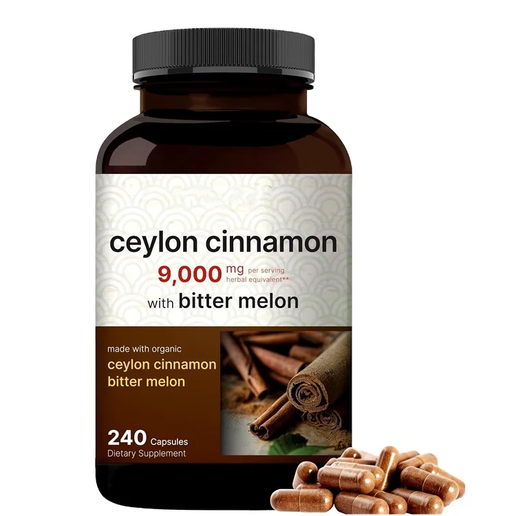 Wholesale Ceylon Cinnamon Capsules for Metabolism Support Supplement