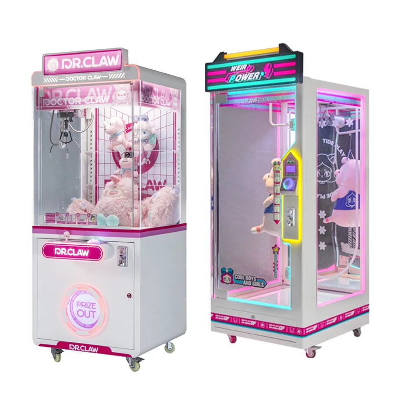 TONGRU Factory  12 Hours Design Claw Crane Machine Toy Crane Machine Coin Operated Games Catch Doll Gift Game For Sale