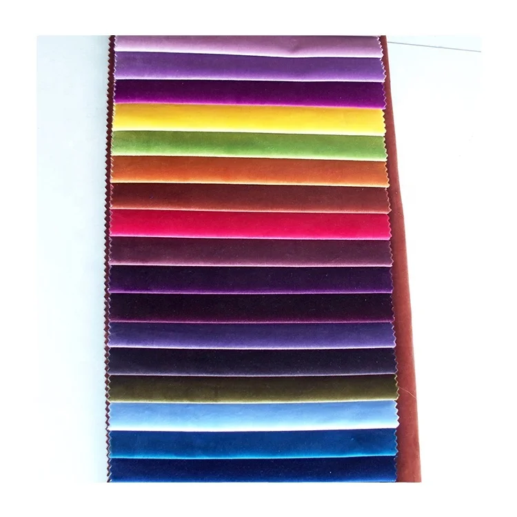 Hot Selling Holland Velvet Fabrics For Upholstered Fabrics&Turkey 100%Polyester Textile For Sofa Seat Cover