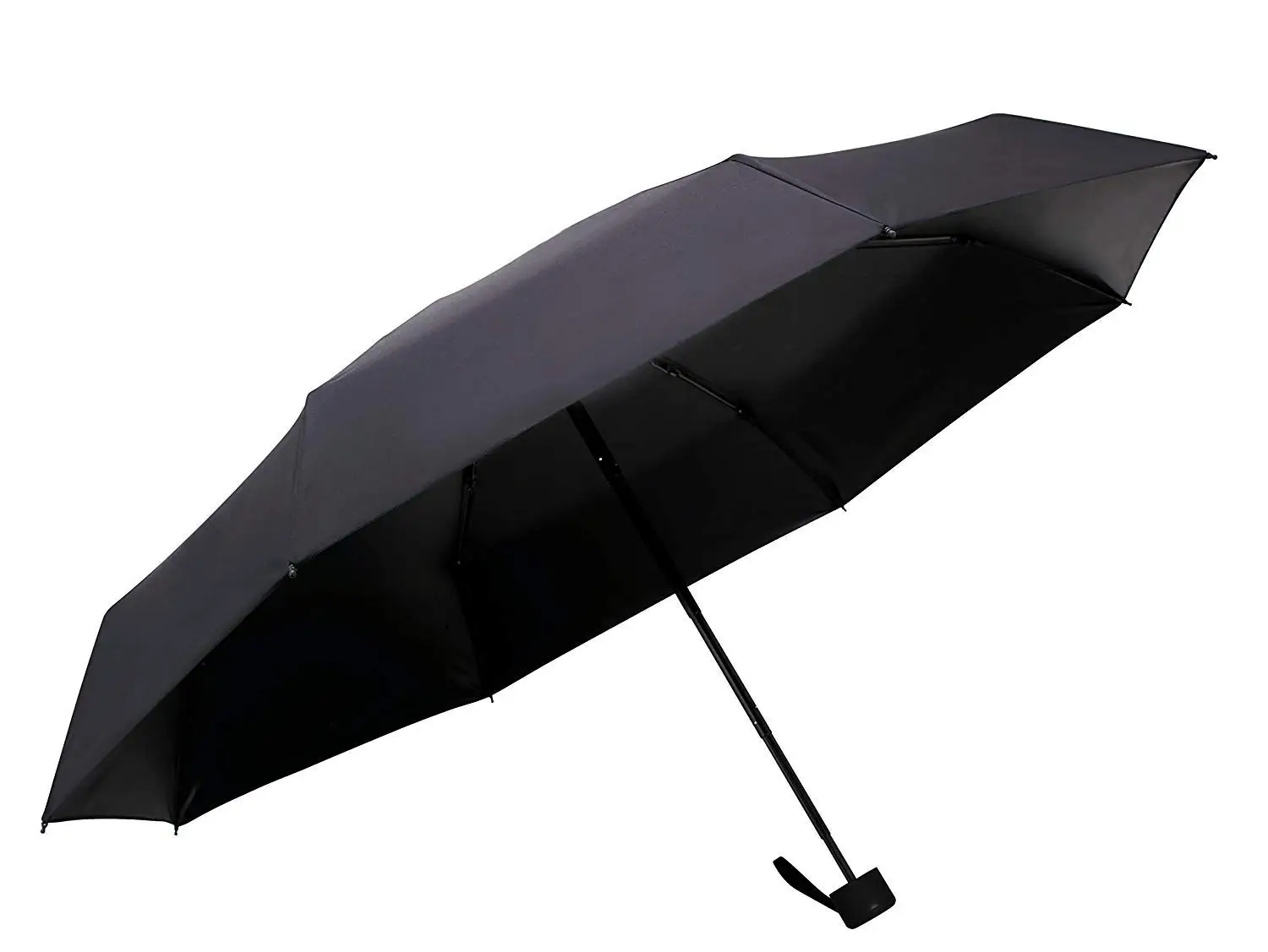 Cheap Custom 5 Fold Rainy Day Mini Uv Lightweight Pocket Small Black Umbrella With Telescopic Shaft