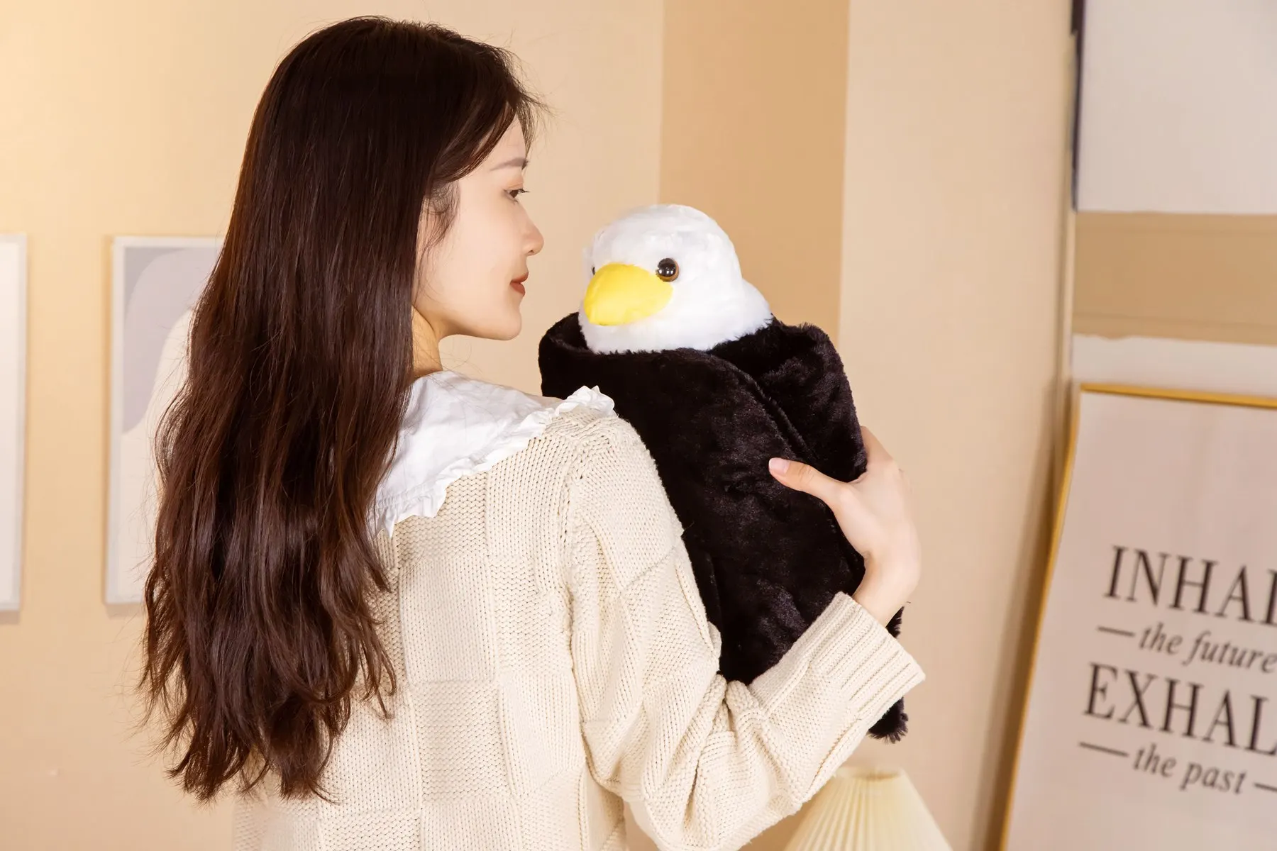 soft animals World best selling products reindeer eagle wholesale present birds plush toy