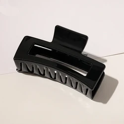 Classic Style 9 CM large size Minimalist Jelly Color Hair Claw for Women hair clip hair accessories