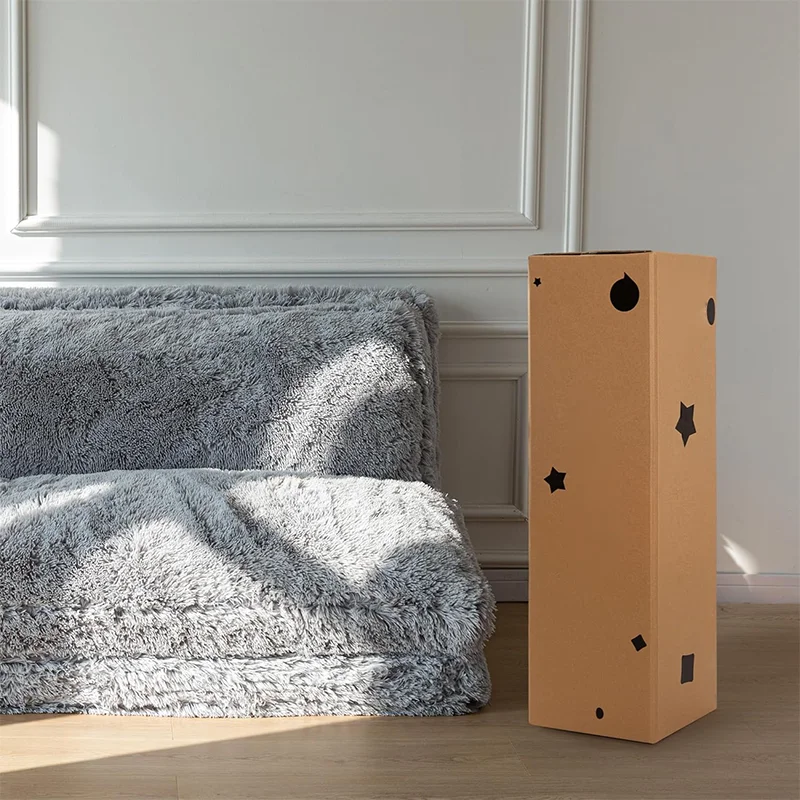 Faux Fur Floor Sofa Floor Chairs Nature Folding Sofa Bed Foam Filling Wall Couch Sleeper Single Size Floor Mattress Bean Bag Bed
