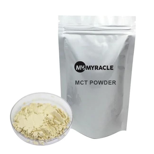 Top Seller Halal HACCP Certified  Premium Grade Pure MCT Powder Plant Extract Aluminium Pouch Packing