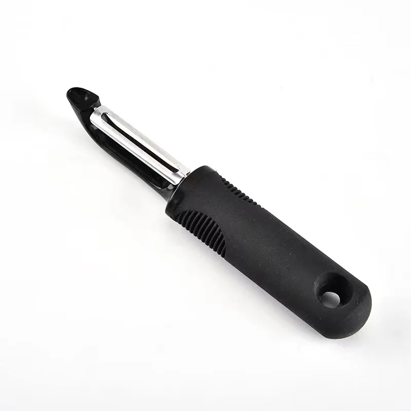 Hot   Kitchen Accessories Stainless Steel Blade I-Shaped Paring Knife Multifunctional Swivel Fruit Vegetable Potato Peeler