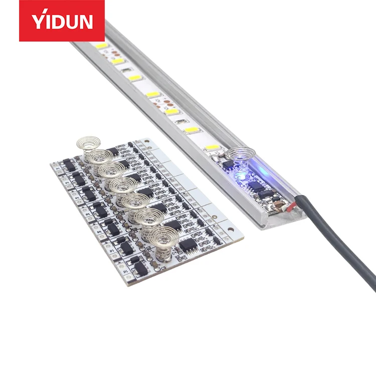 Цифровой сенсорный датчик YIDUN S201 модуль ручного переключения 9 В 12 24 2.5A для светодиодного освещения с алюминиевыми профилями