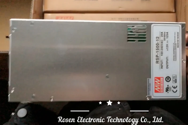 RSP-1500 SERIES  1500W 12V AC-DC SINGLE MEAN WELL parallel PV SWITCHING POWER SUPPLY