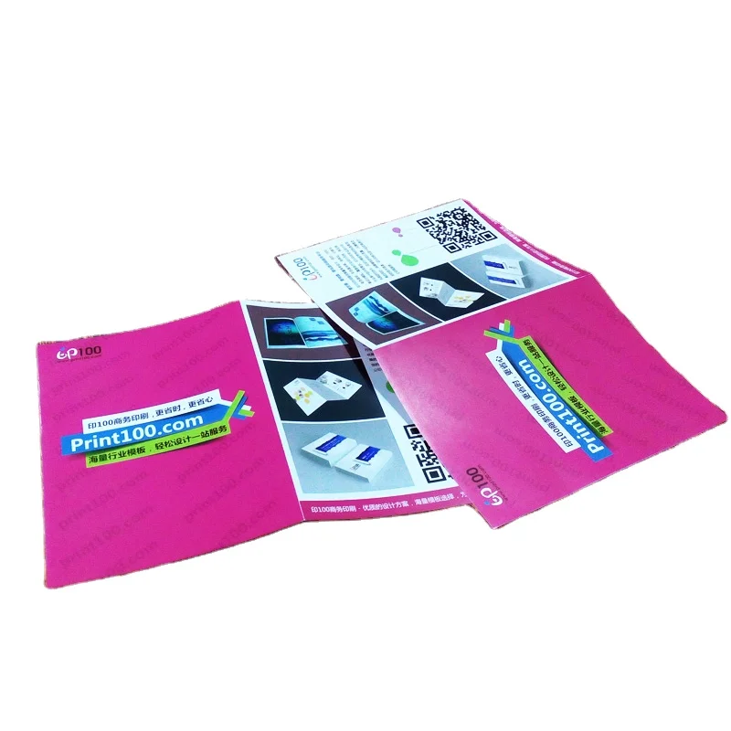 Flyer/Leaflet/Catalogue/Booklet Printing for Business Customized Size Design Flyer  Printing Service