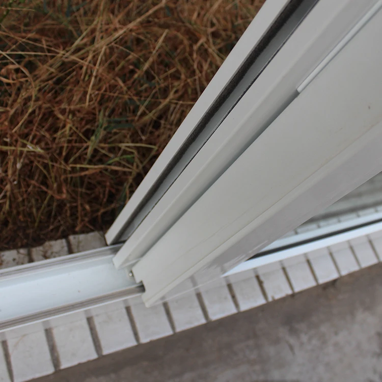 
House Kitchen Hotel Balcony High Quality Durable Grill Grat Interior, Plastic s Panels Tempered Frosted Glass U Pvc Sliding Door 