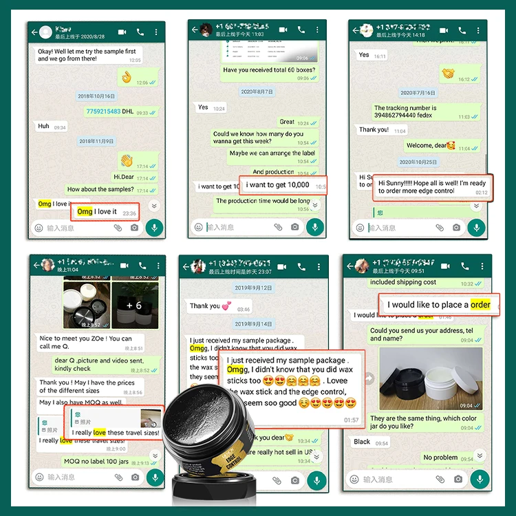 Lichen Professional Hair Products Manufacturer OEM Fashion Hair Style Pomade Extreme Hold Hair Styling Wax