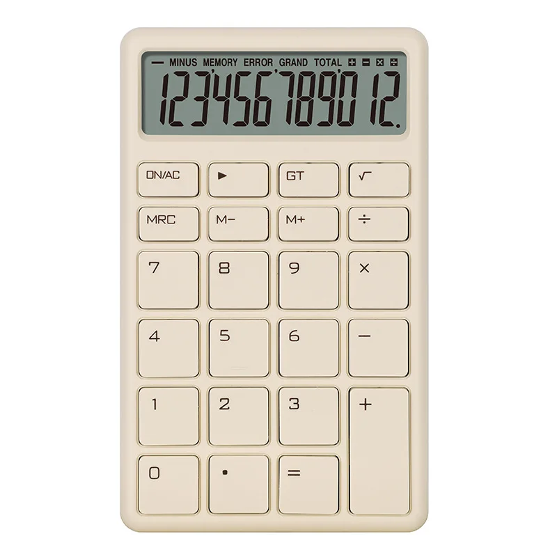 New Popularity 12 Digits Portable Calculator Simple Fashion Cute Compact Office Mini Business Office Scientific Calculator