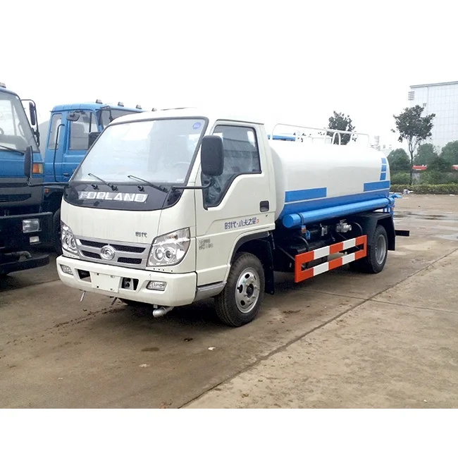 Foton 3000 Liter Mini Water tank Truck 3 Cbm Trucks for Sale