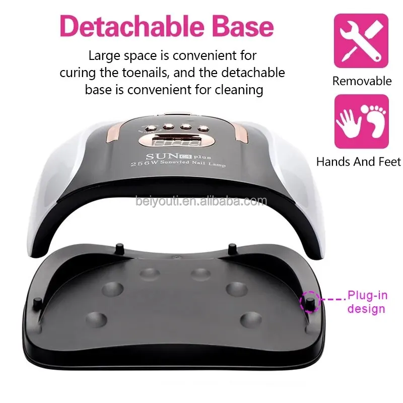 Wholesale 256W led light nail lamp manicure table nail set kit with uv lamp and drill nail kit with uv lamp equipment
