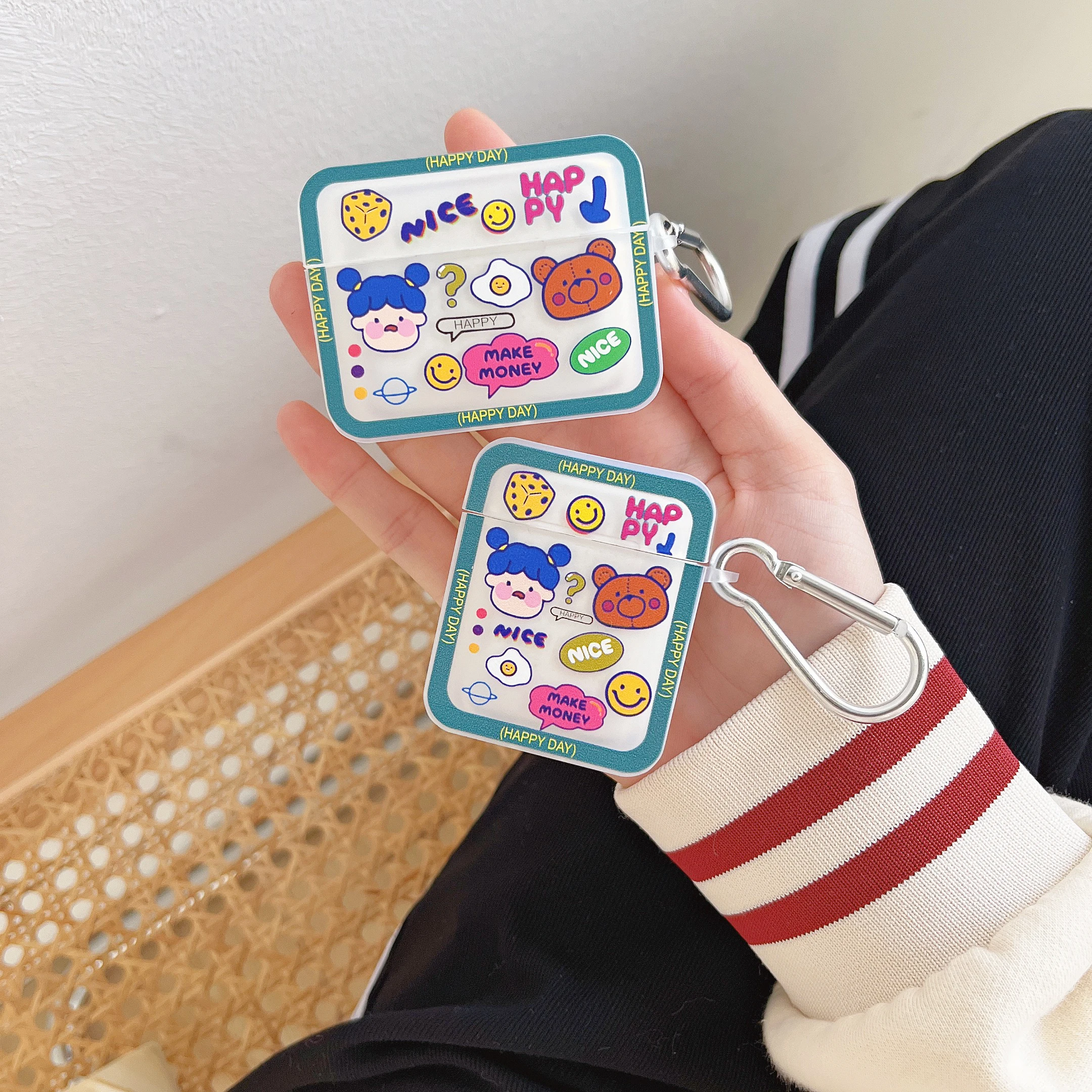 Силиконовый защитный чехол для наушников Airpods