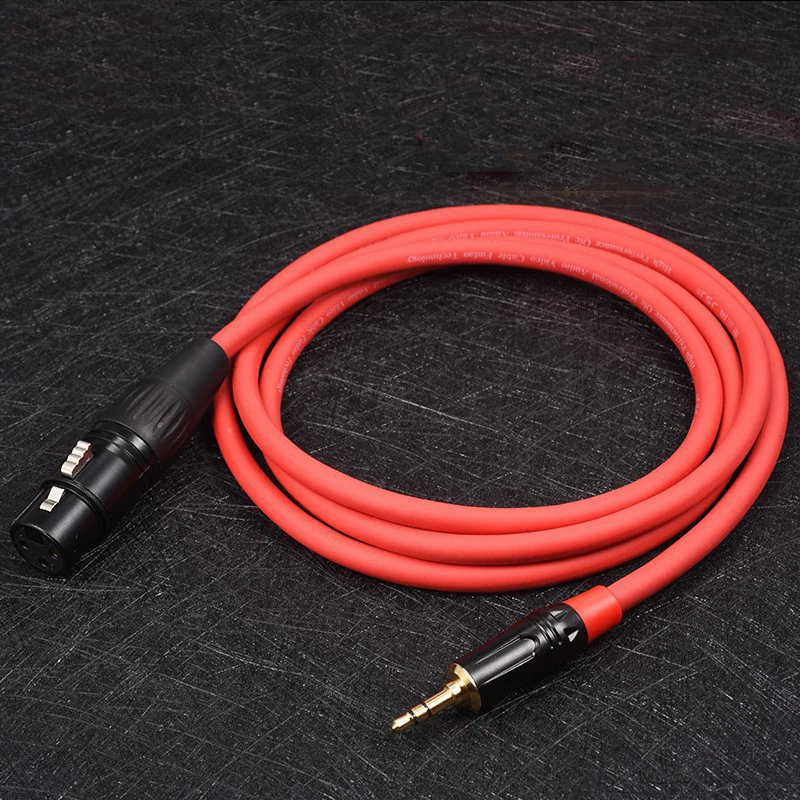 Factory wholesale 3.5mm To XLR 3Pin Female Cannon balance Audio Cable Mixer Mic Amplifier manufacturer customizatio