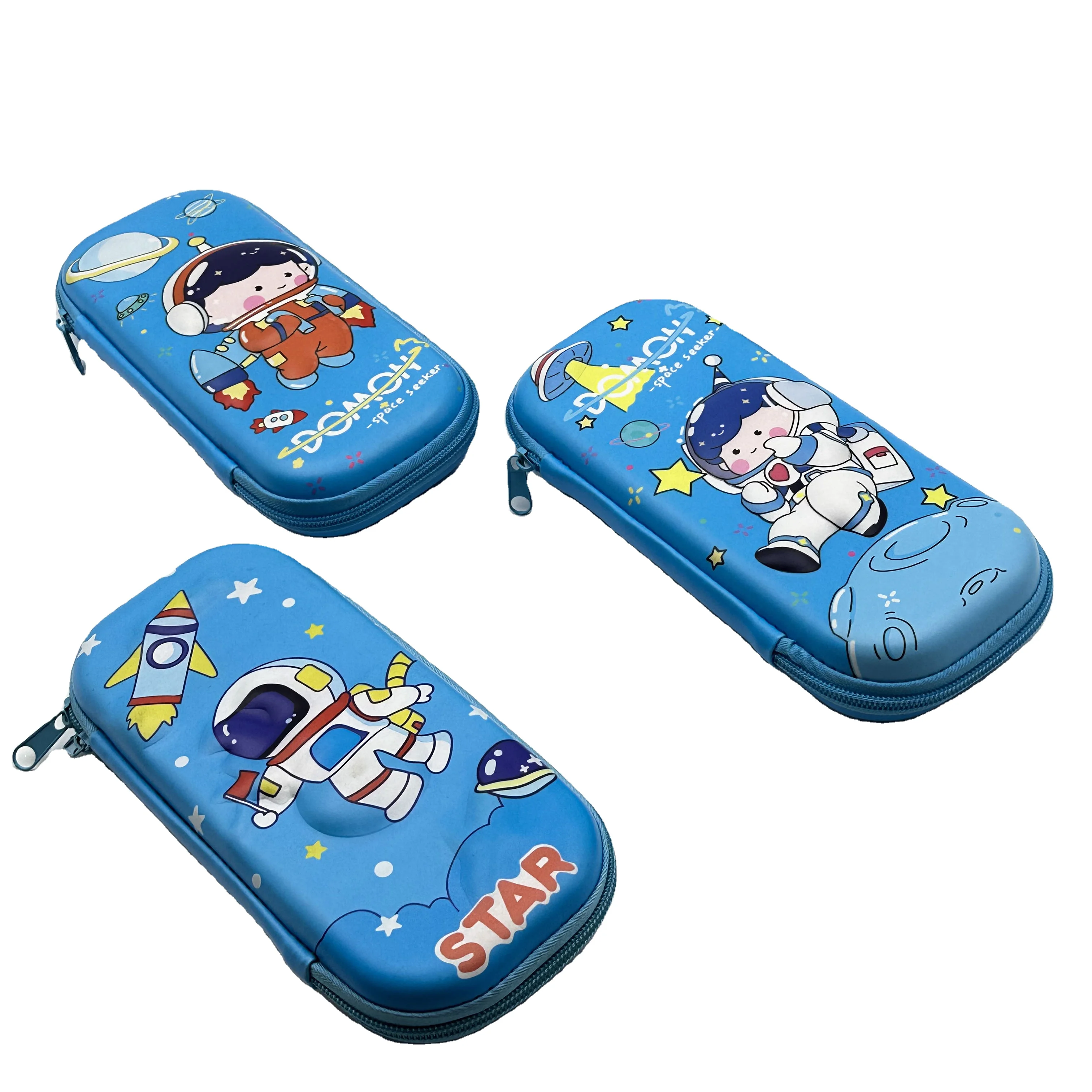 Large Capacity Handle Pencil Case Canvas Student Pencil Case Creative Multi Functional Stationery Bag Novelty Type