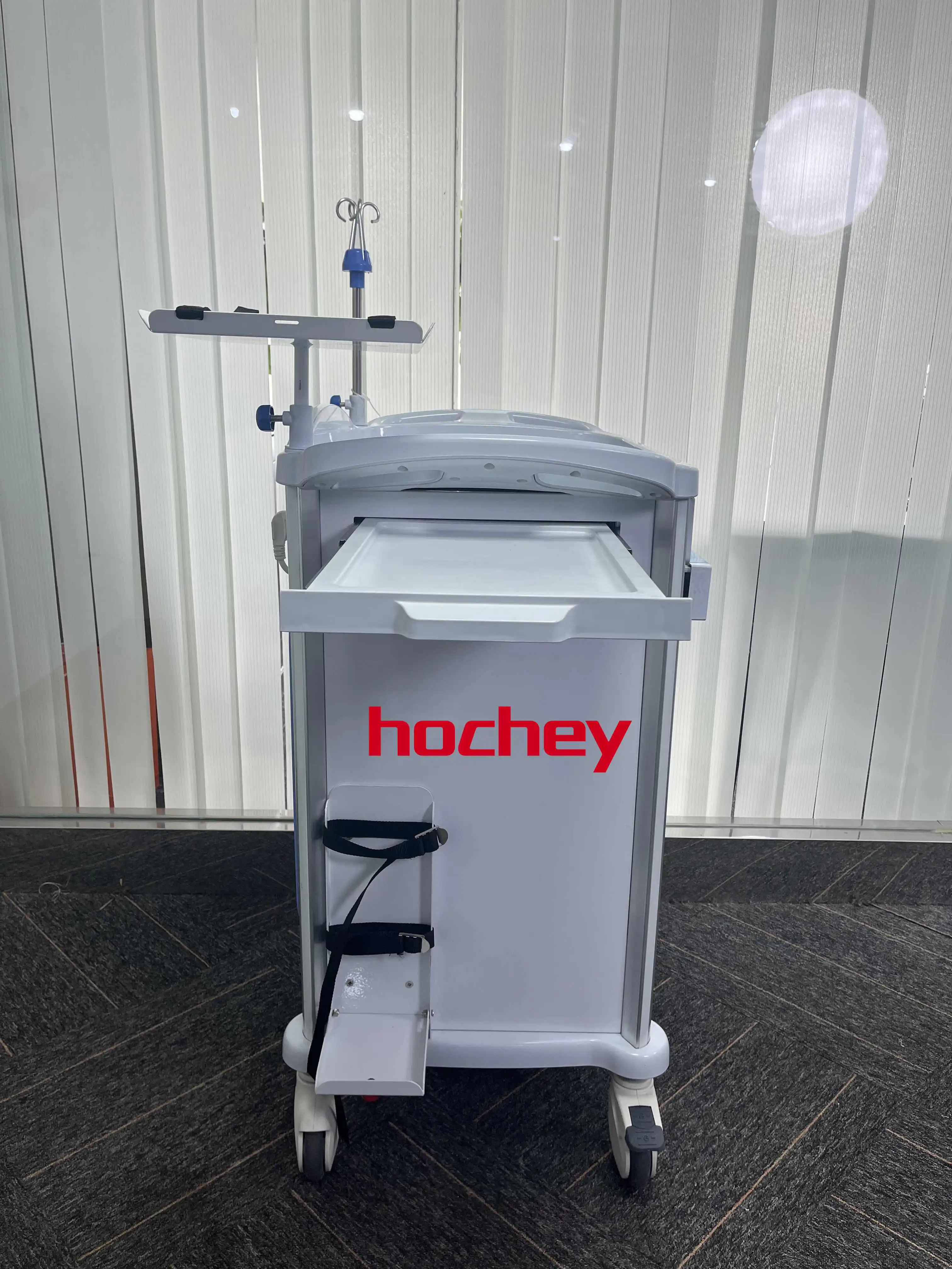 MT MEDICAL Emergency Mobile Trolley Cart ABS Plastic Hospital Furniture with Drawers for Clinics and Hospitals