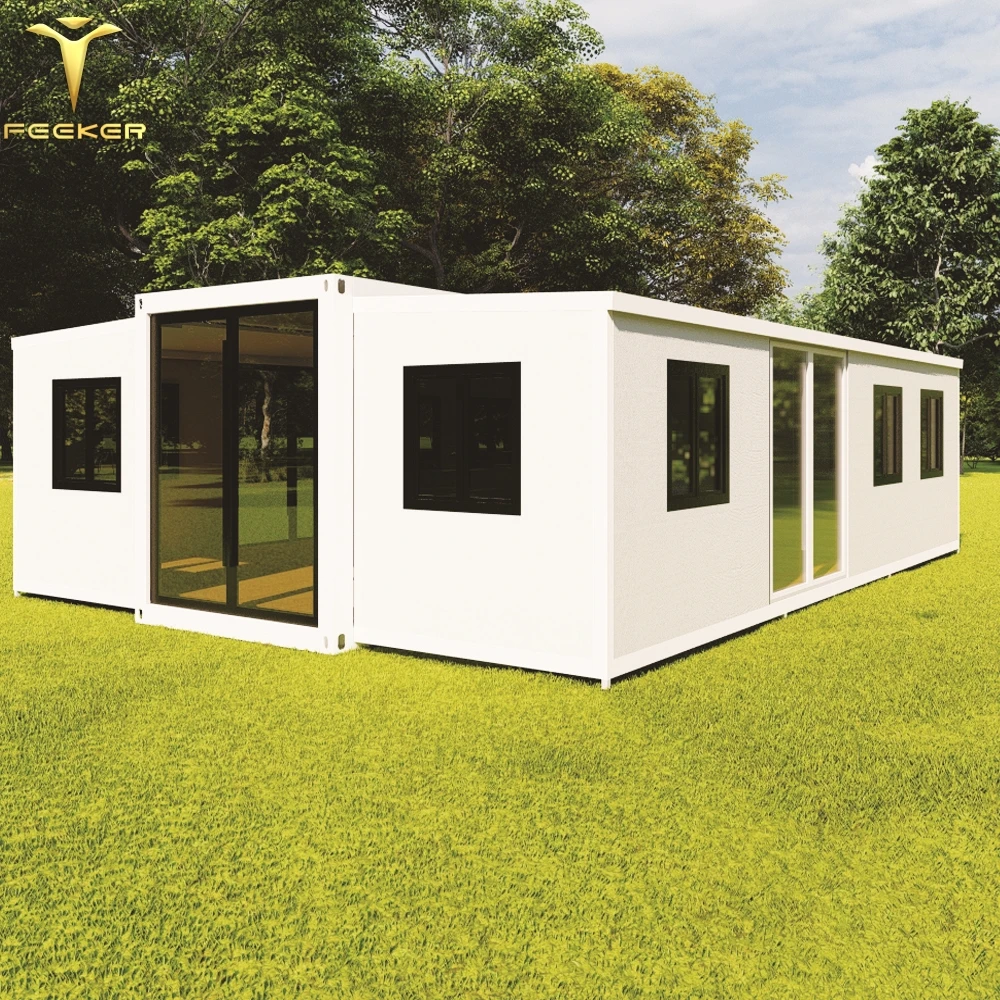 Новый дизайн сборная вилла роскошные крошечные дома 2 спальни современные контейнеры расширяемые сборные для продажи