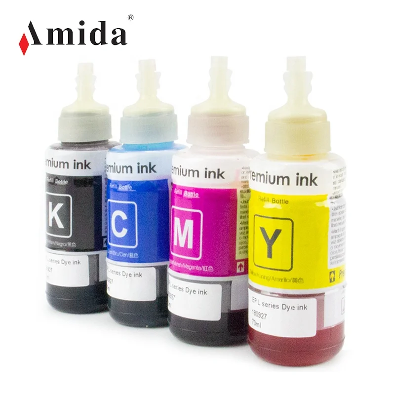 Amida Compatible Dye Ink T664 for L405 L455 L475 L565 L606 L656 Series Printer T664 Ink