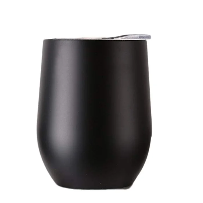 Оптовая продажа, вакуумная Изолированная кофейная кружка, белая дорожная кружка из нержавеющей стали с индивидуальным логотипом, кружка для яиц на заказ