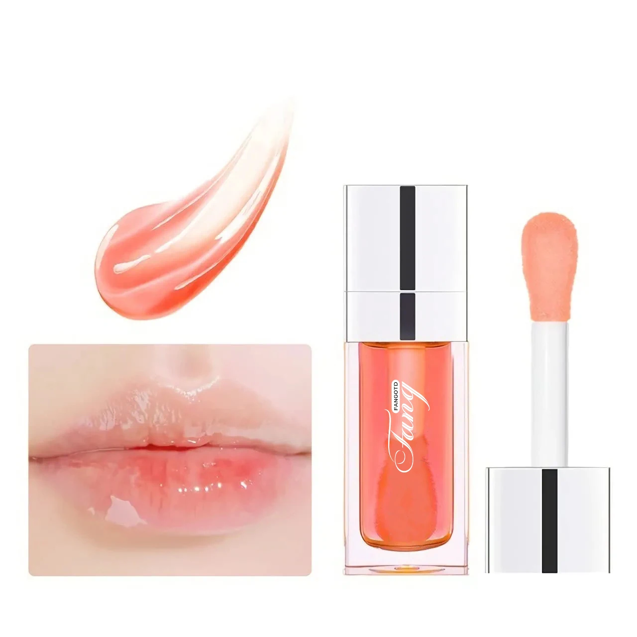 4 Flavors Long Lasting Moisturizing Lip Makeup Lip Care Lip Glow Oil