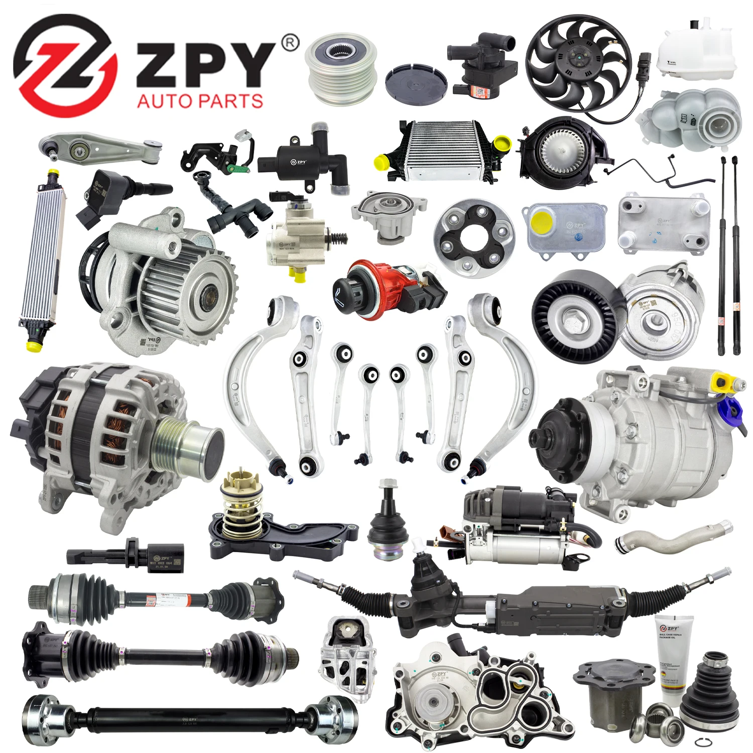 Автозапчасти ZPY амортизатор заднего L R для Audi OE8W0513353 8W0 513 353