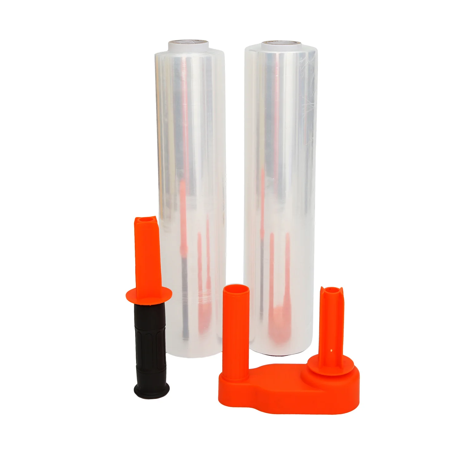 Stretch Wrap 18 Inches 1500ft 80 Gauge Industrial Strength  Roll Plastic Wrap Film for Moving Shipping Furniture Pallet Wrap