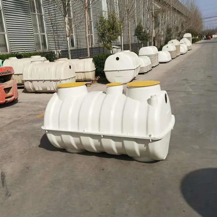 Waste Water Treatment Fiberglass Molded Septic Tank For Manufacturing Plant