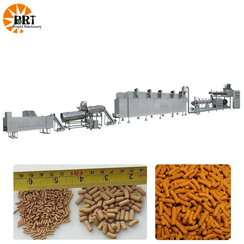 DSE95 twin screw extruder machine for food and fish feed processing plant