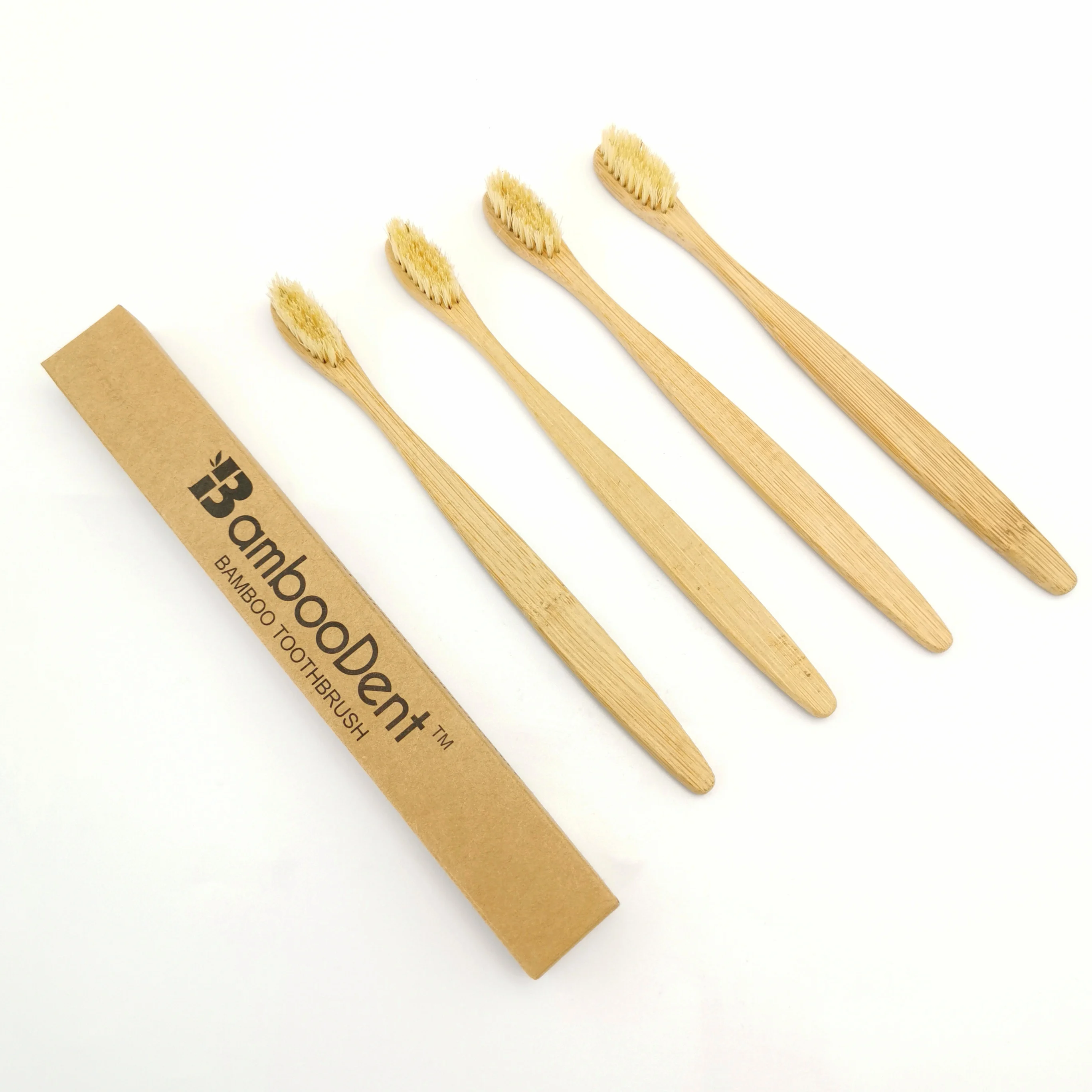 OEM available zero waste charcoal bristle bamboo wooden tooth brush