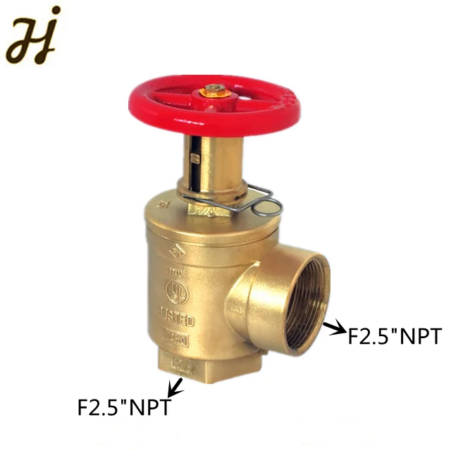 Hot sale 2.5 inches female NPT thread  fire hose  valve
