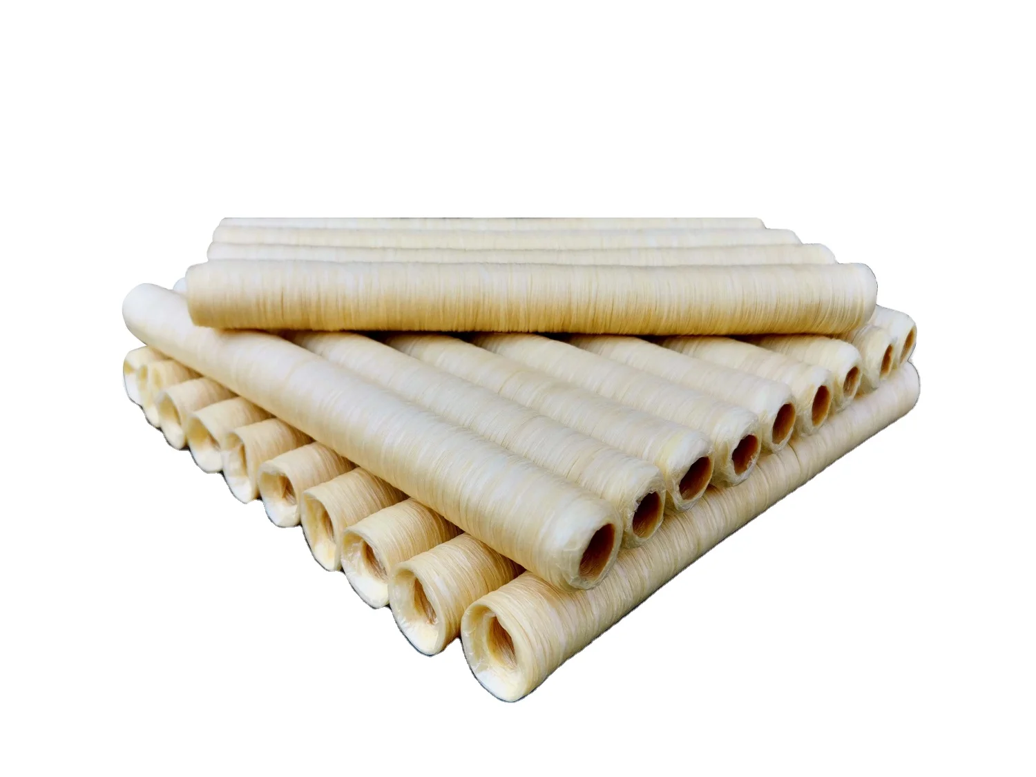 Hot Sale High Quality   Artificial  Edible  Collagen Casing For Boiled Dried Fried Cooked Sausage