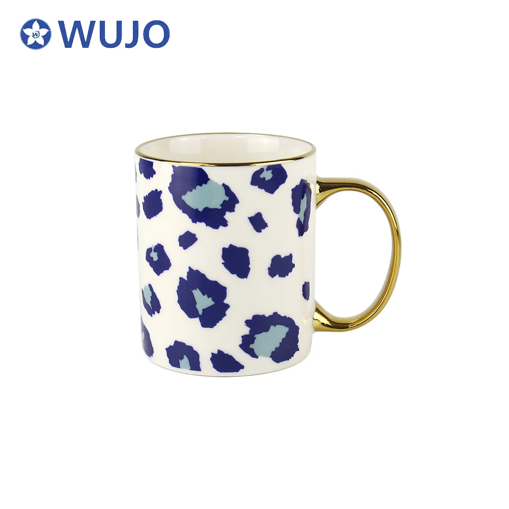 Ceramic Coffee Cup Mug Set Manufacturer Gold 11oz Wholesale Creative Ceramic Mugs