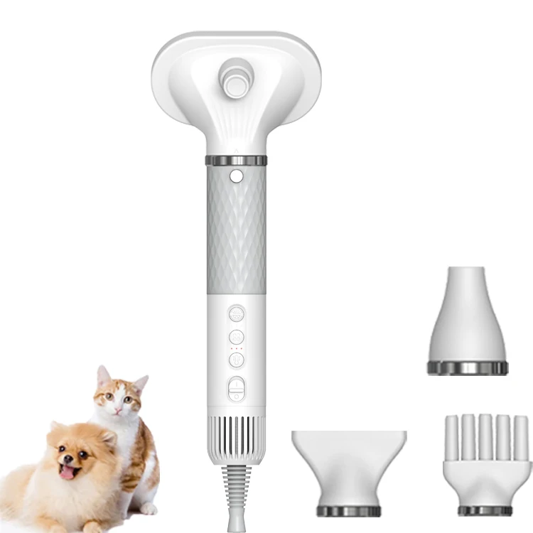 Pet Dryer for Dog, Portable Handheld Pet Grooming Hair Dryer Less Noise Dog Blow Dryer with Smart Temperature Control