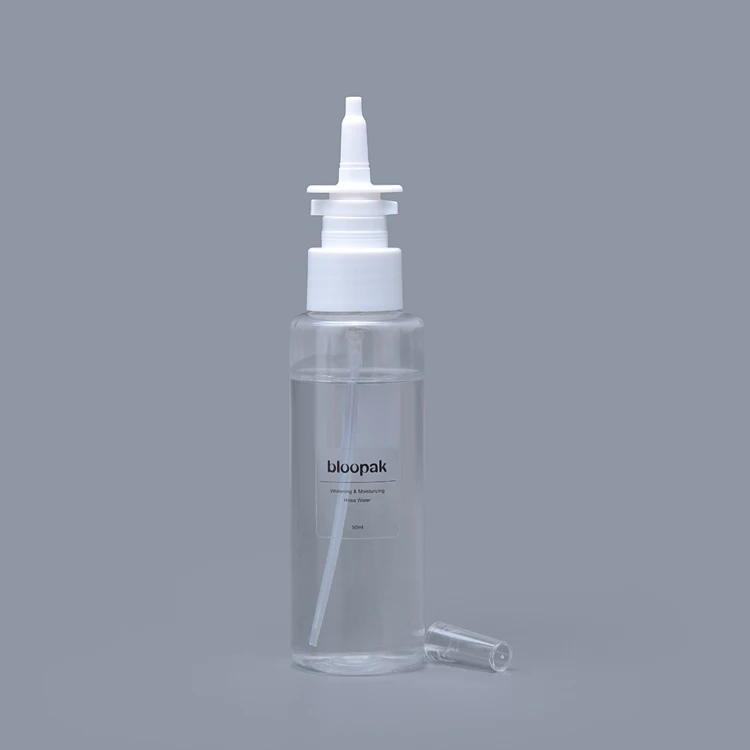 Custom white 18/410 20/410 plastic pp nose medical fine mist nasal spray pump