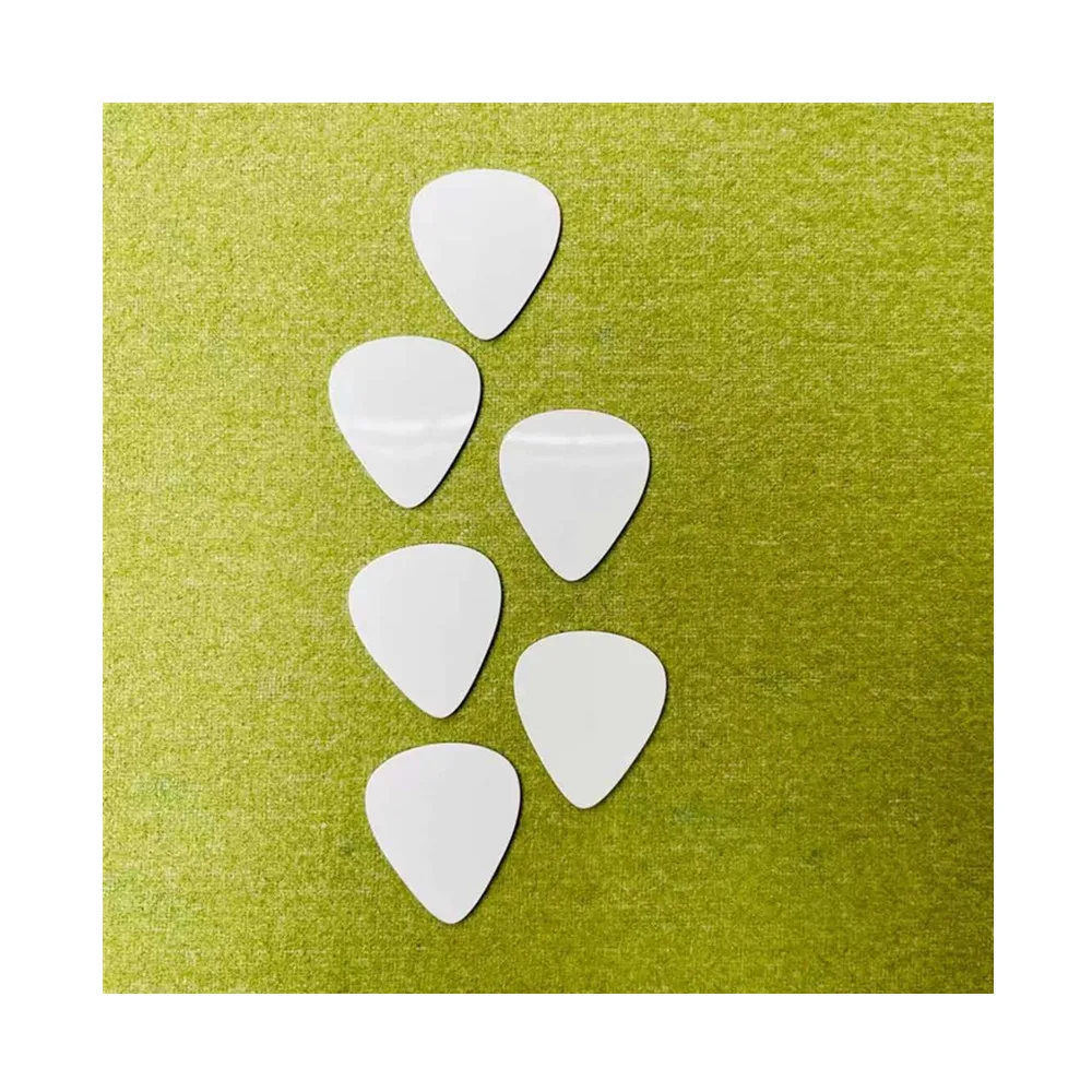 2022 Personalized Metal Sublimation Guitar Picks Double Sided Sublimation Printable Guitar Pick Aluminum Blank for Digital Print