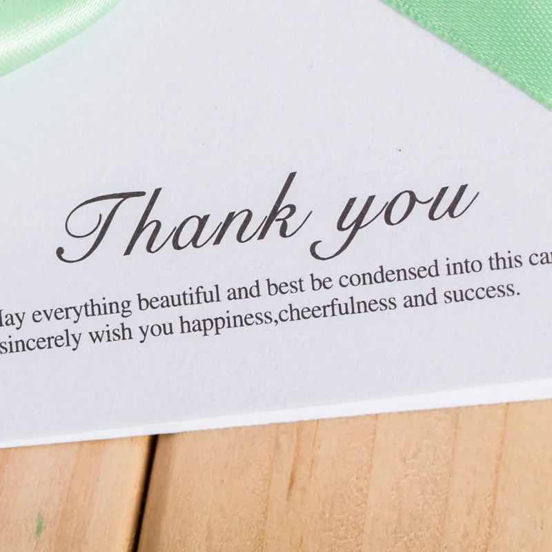 Exquisite white background English butterfly greeting card universal Christmas birthday greeting fold card Christmas gifts