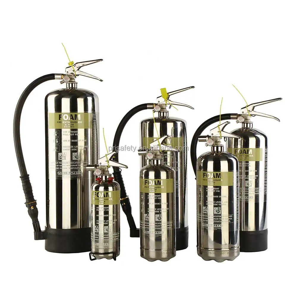 Coldfire AFFF3%  Portable Fire Extinguisher Stainless Steel Cylinder