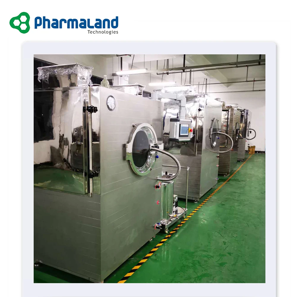 PJGB-150E High Effciency Automatic Fully Closed Candy Sugar Chocolate Bean Nuts Tablet pharmaceutical tablet coating machinery