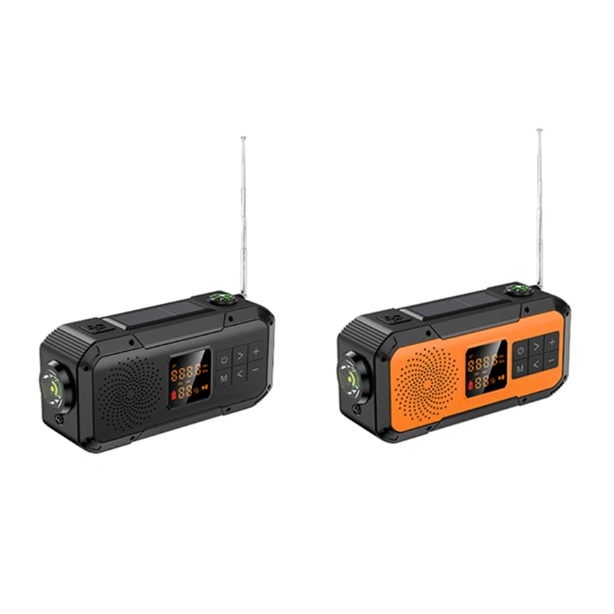 Приемник Wb многополосные динамики Bt автоматическая частота Android солнечное радио для передачи экстренных погодных