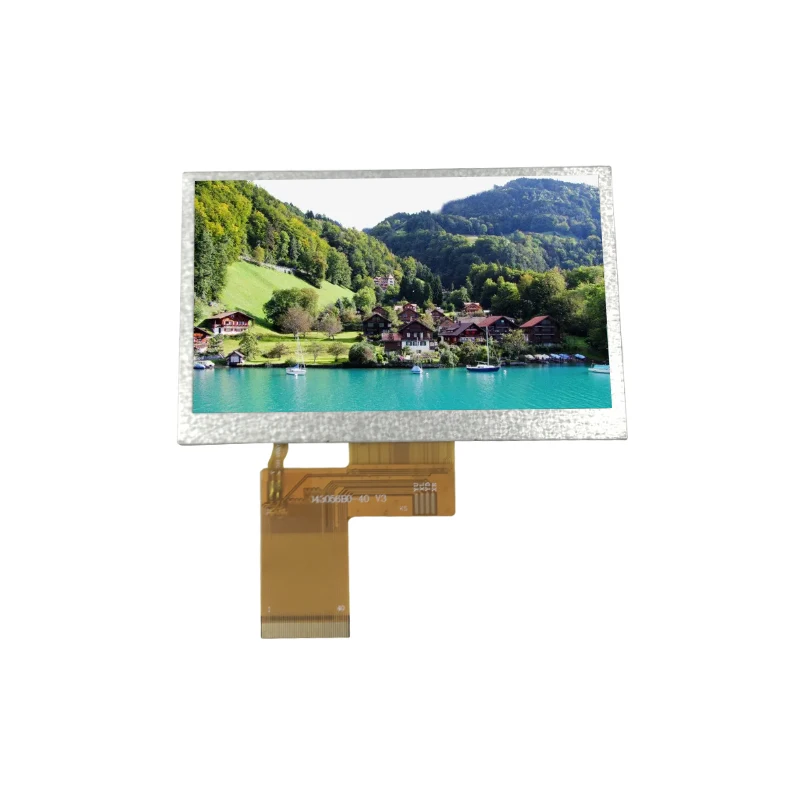 Hot Selling High Definition Backlight 4.3 Inch Curved Lcd Screen For Printer