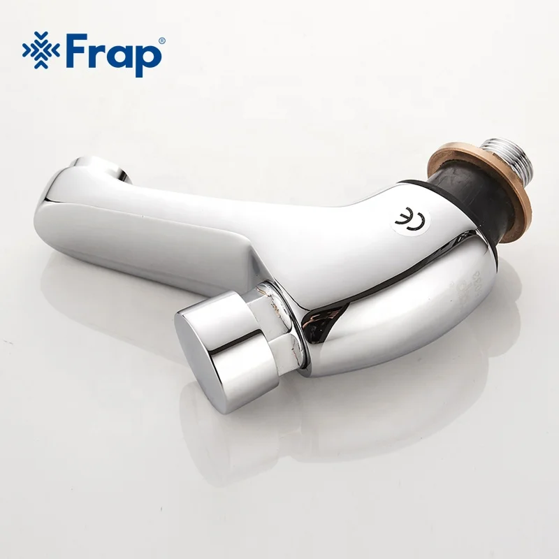 Frap Brass basin faucet Time Delay Several seconds 2 Metered Public Toilet Touch Press Auto Self Closing Water Saving Taps F520