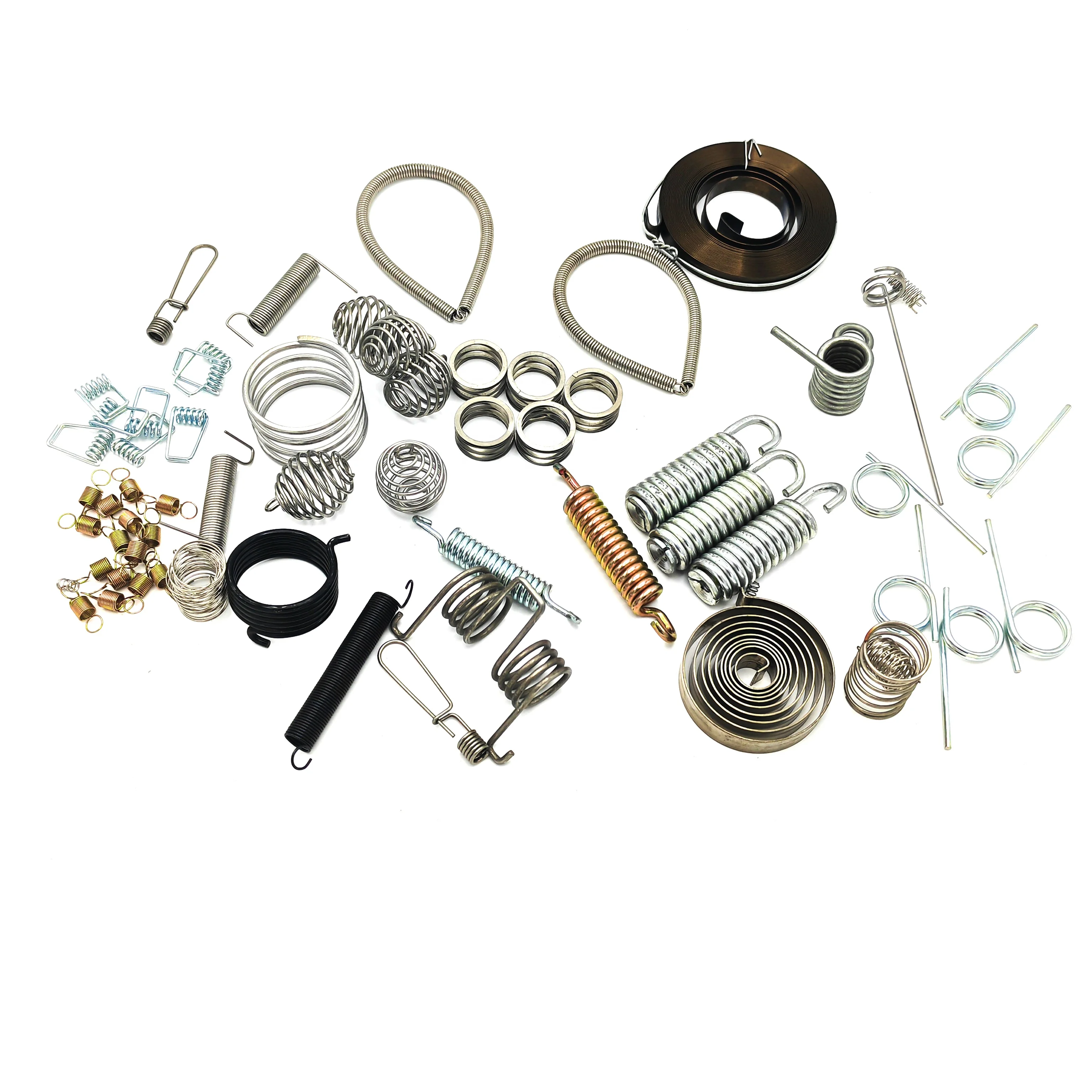 Custom Small Large Stainless Steel Phosphor Bronze Brass Helical Conical Taper Compression Spring Cone Springs