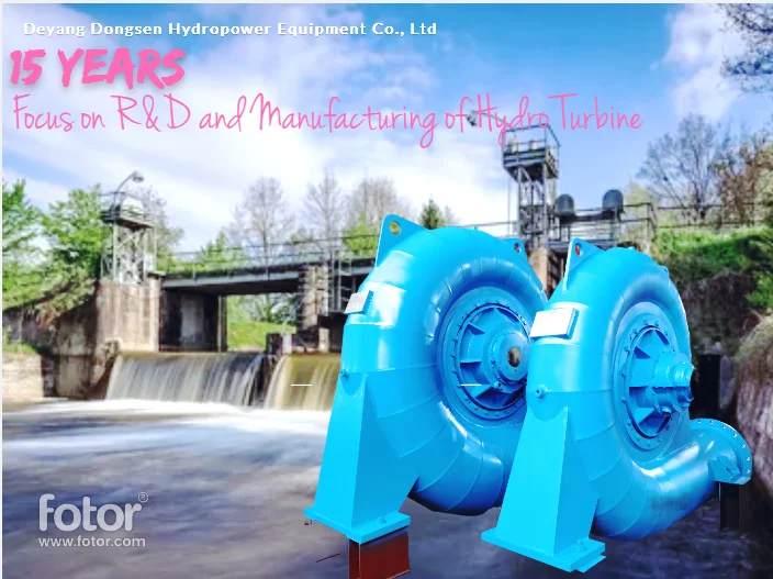 Factory Price  Francis Kaplan Pelton  Turgo Water Turbine  600kw  for Small Hydropower Plant