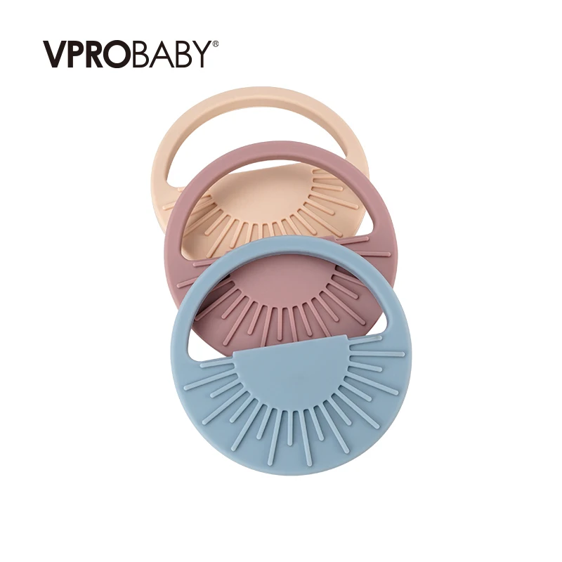 New design custom BPA free food grade silicone baby chewing teether baby teether sun silicone teether
