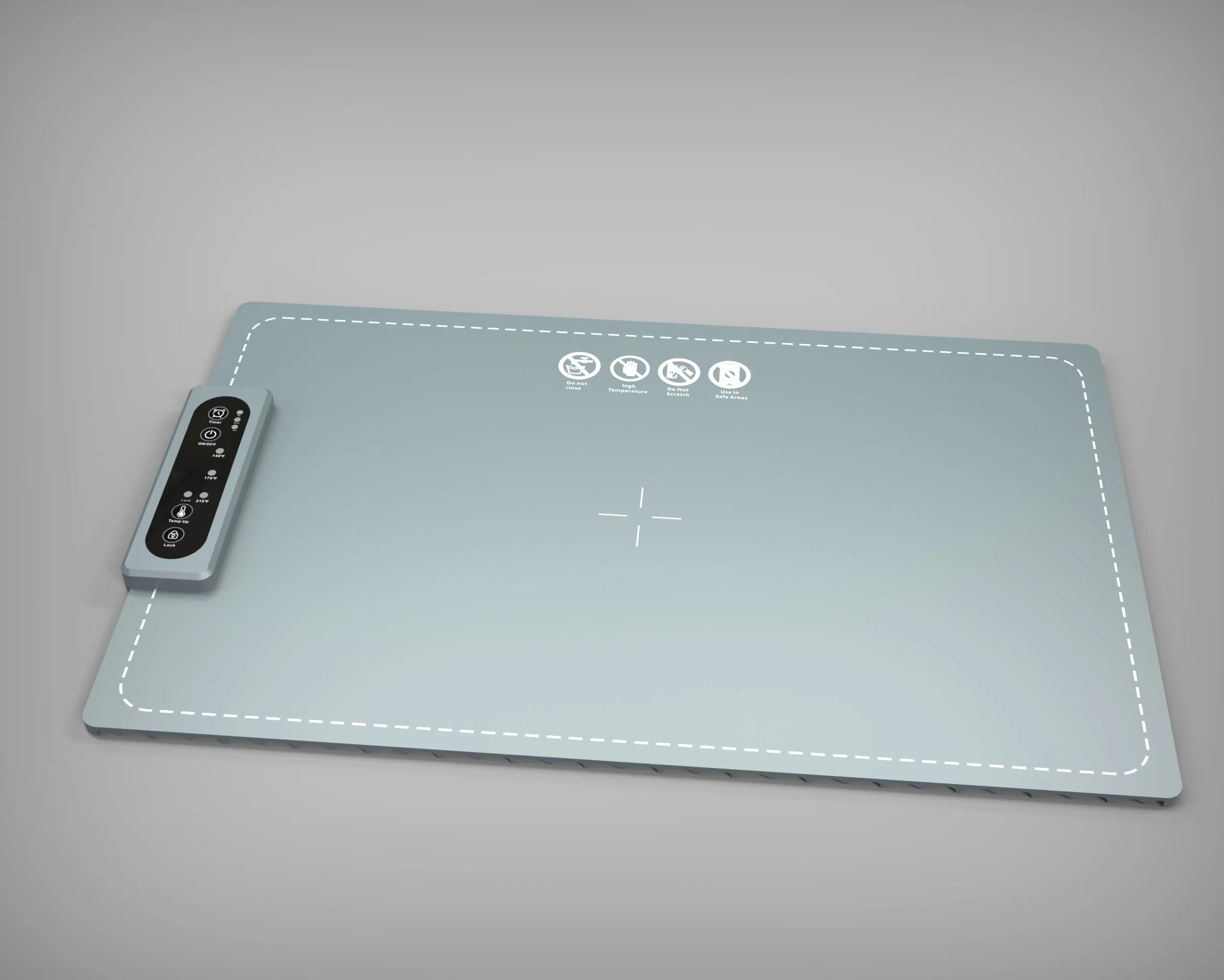 Electric Server Silicone Warming Tray Heating Plate Hot Plate With Adjustable Temperature Control
