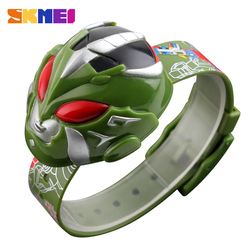 Skmei 1239 детские часы # Armor hero pop up мультяшная фигурка цифровые часы для мальчиков дешево оптом подарочные наборы часы оптом